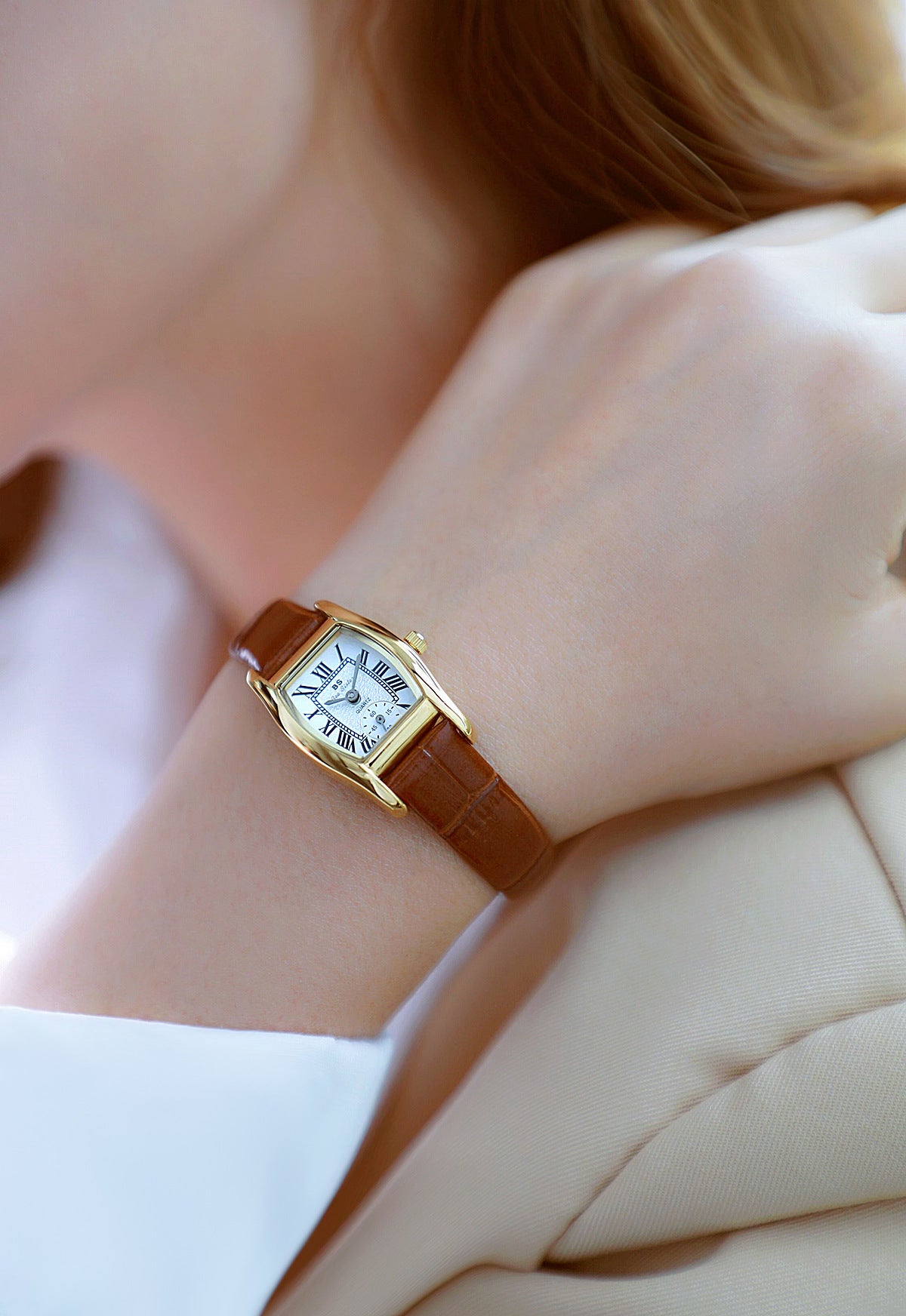 Rectangular Roman Dial Watch
