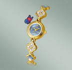 Elegant Floral Design Quartz Watch