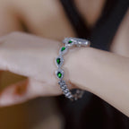Mother of Pearl Teardrop Gemstone Watch