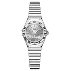 Fluted Bezel Roman Marker Bracelet Watch