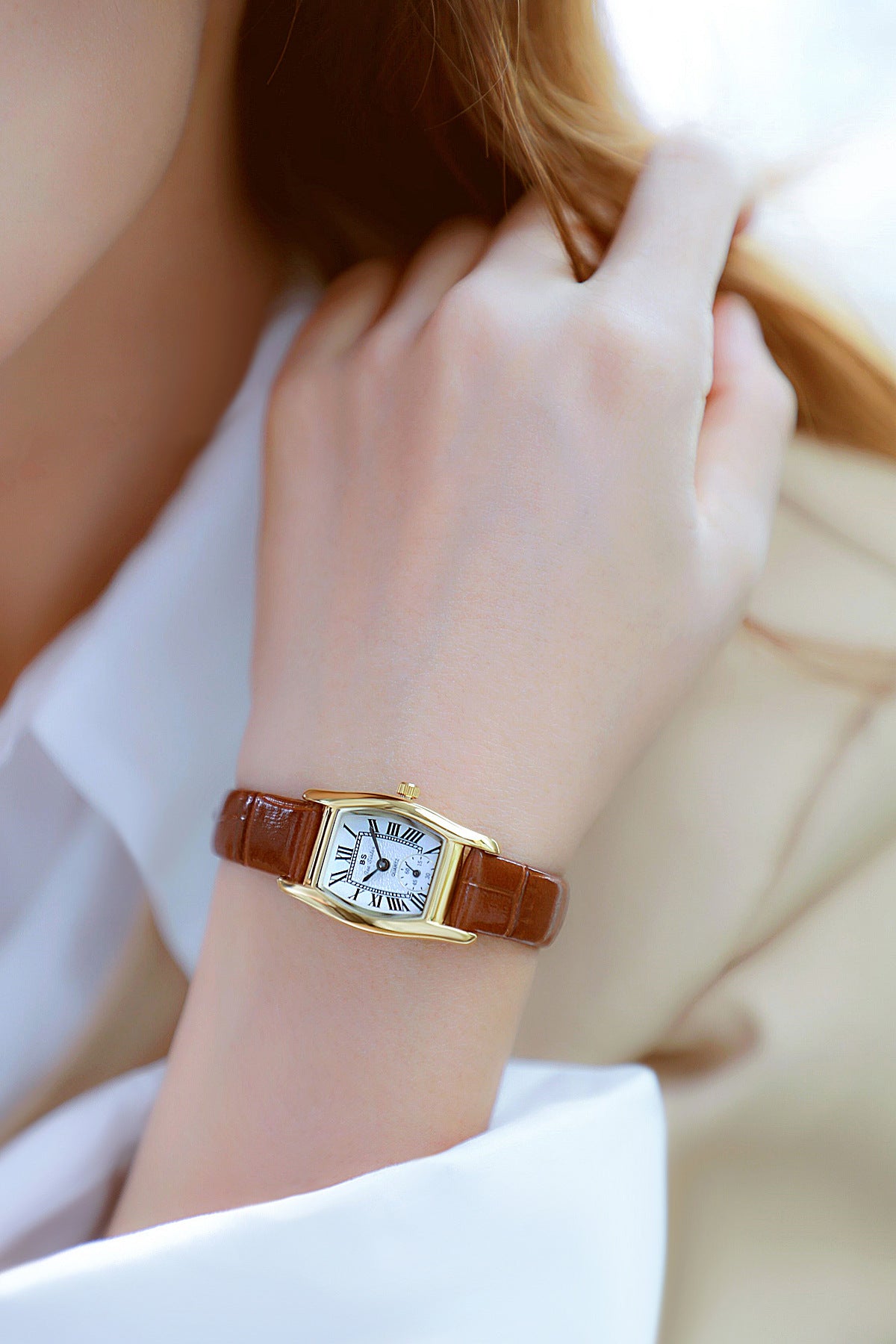Rectangular Roman Dial Watch