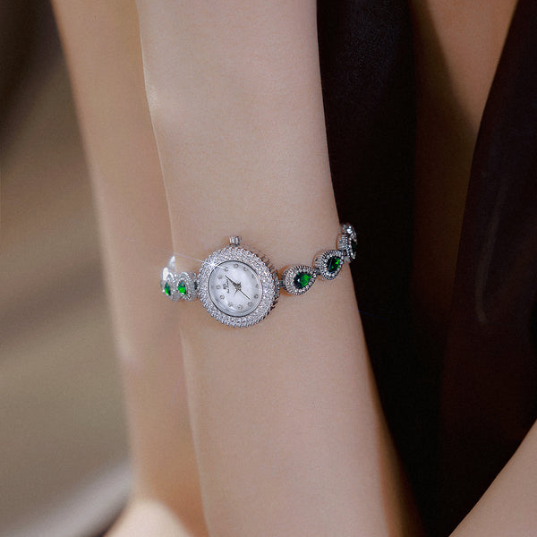Mother of Pearl Teardrop Gemstone Watch