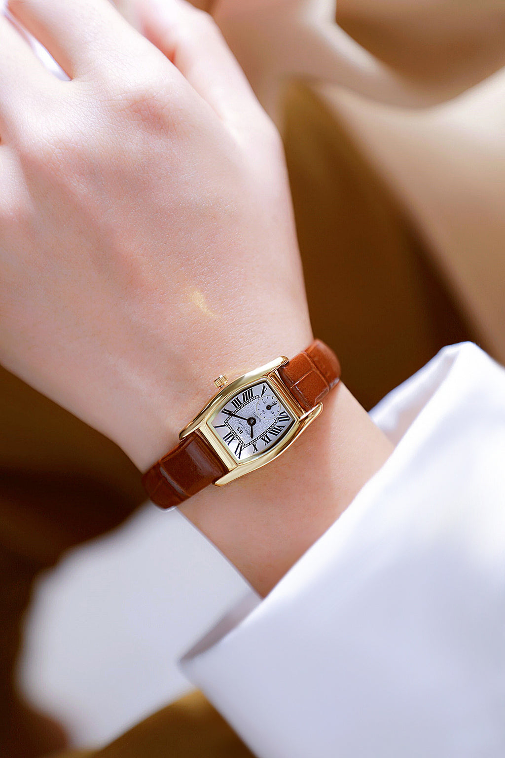 Rectangular Roman Dial Watch
