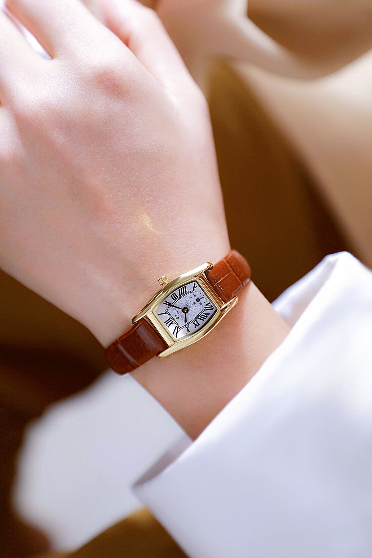 Rectangular Roman Dial Watch