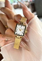 Square Roman Pattern Dial Bracelet Watch
