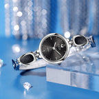 Round Minimal Dial Stone Link Watch