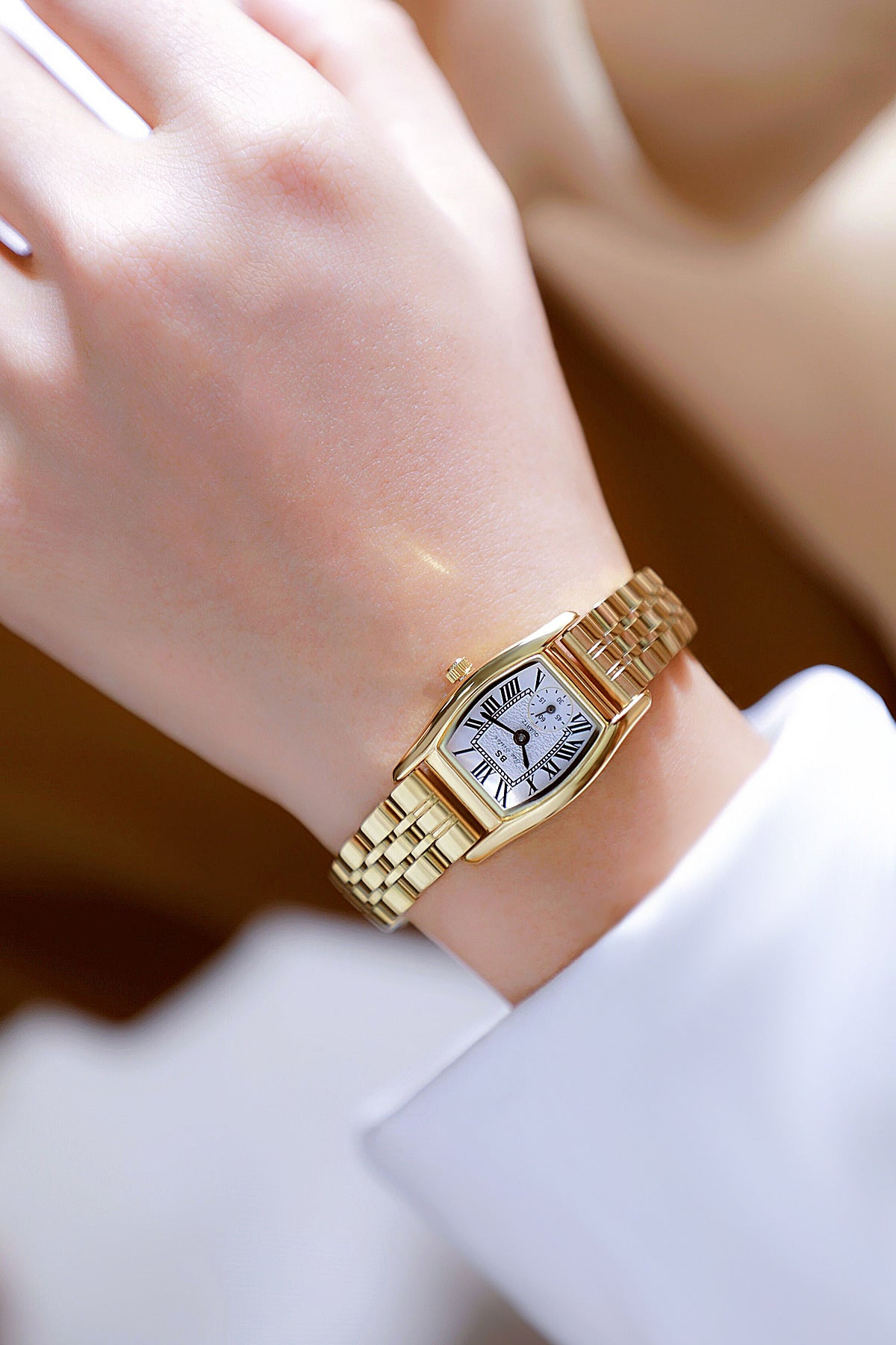 Rectangular Roman Dial Watch