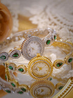 Mother of Pearl Teardrop Gemstone Watch