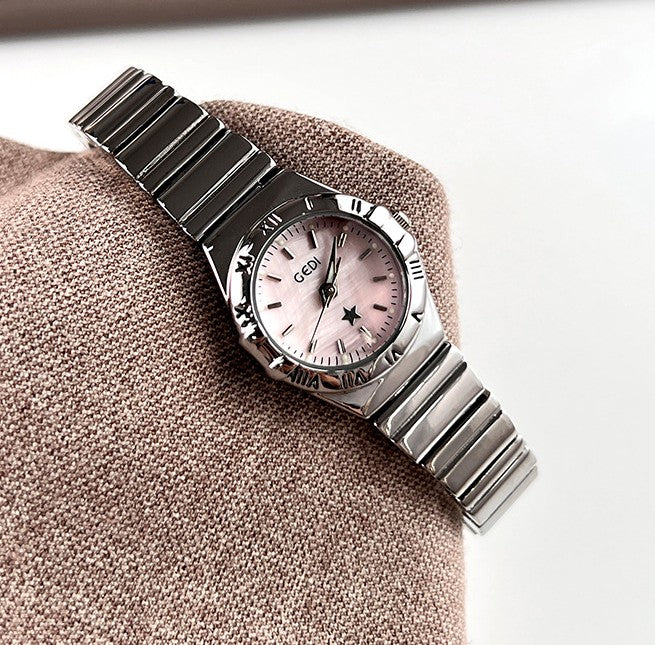 Fluted Bezel Roman Marker Bracelet Watch