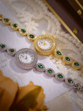 Emerald Teardrop Watch