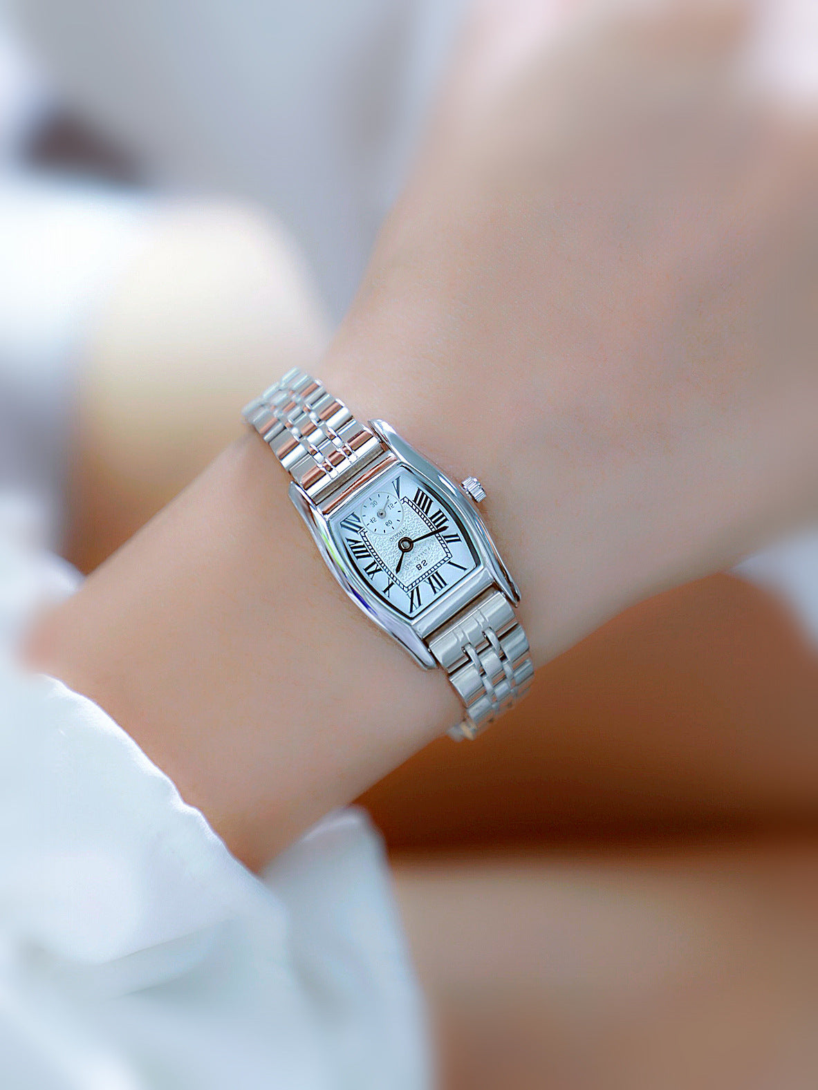 Rectangular Roman Dial Watch