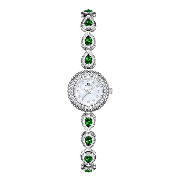 Mother of Pearl Teardrop Gemstone Watch