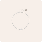 1 Piece 925 Sterling Silver Leaf Zircon Bracelets