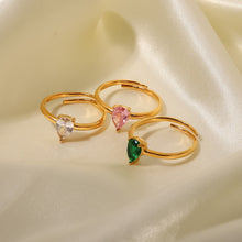 Teardrop Gemstone Ring