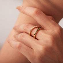 Gold Beaded Stackable Boho Rings