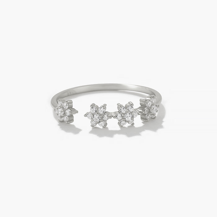 Floral Diamond Ring