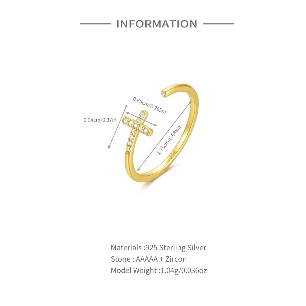 Grace Cross Ring