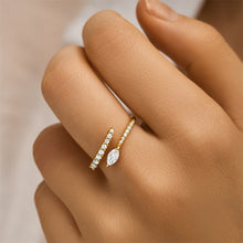 Luna Arc Zircon Marquise Ring