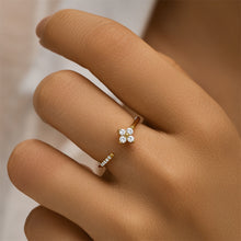 Petite Bloom Open Floral Ring