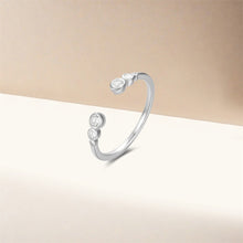 Stellar Orbit Bezel-Set Open Ring