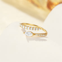 Luna Arc Zircon Marquise Ring