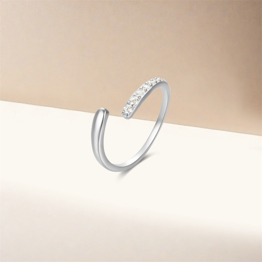 Curve Open Ring