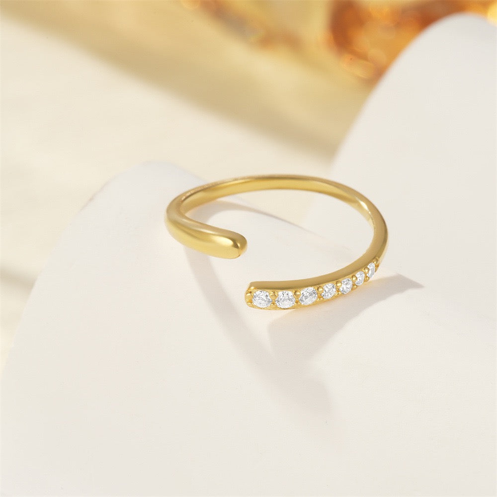 Curve Open Ring