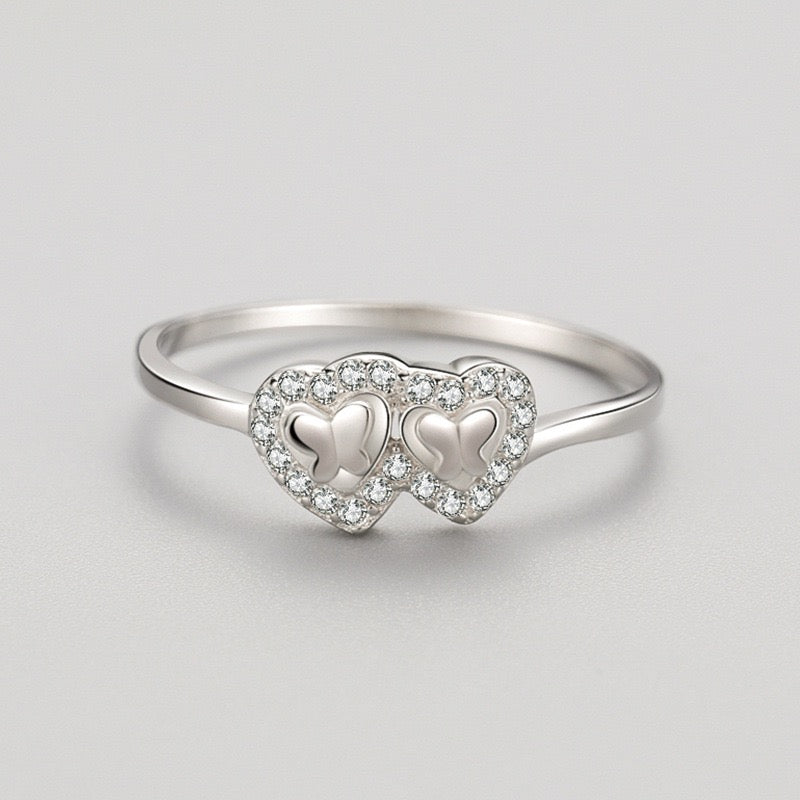 Butterfly Heart Ring