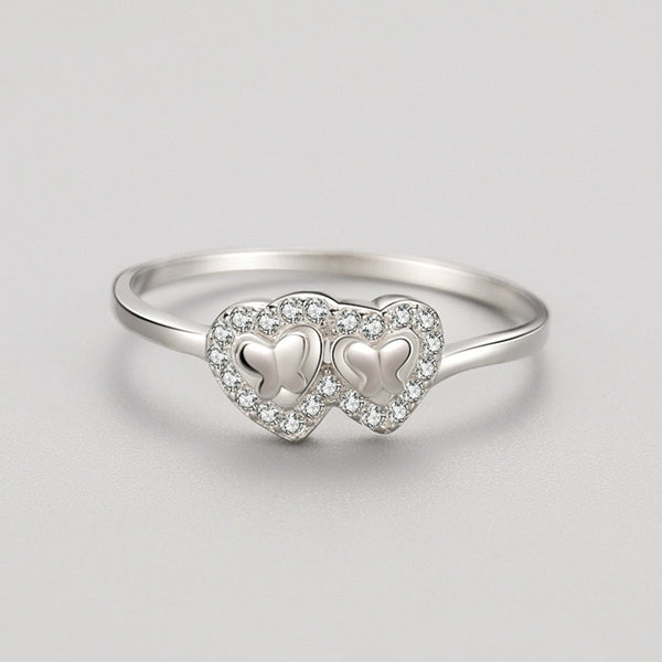 Butterfly Heart Ring