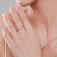 Double Heart Butterfly Ring