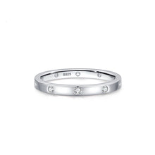 Celestial Dots Minimalist Zircon Band