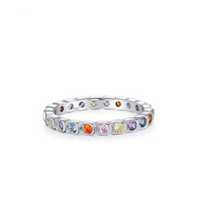 Spectrum Shine Rainbow Eternity Band
