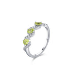 Peridot CZ Ring