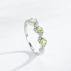 Peridot CZ Ring