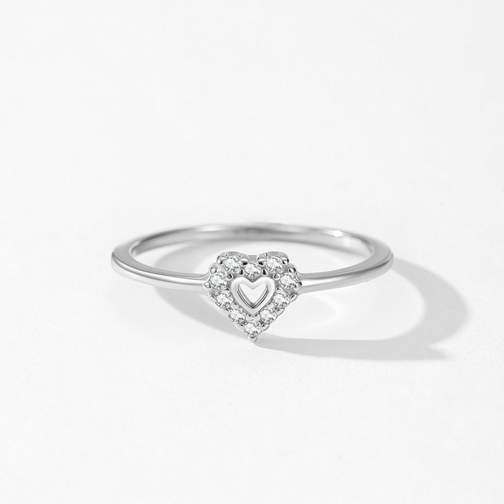 Halo Heart Ring