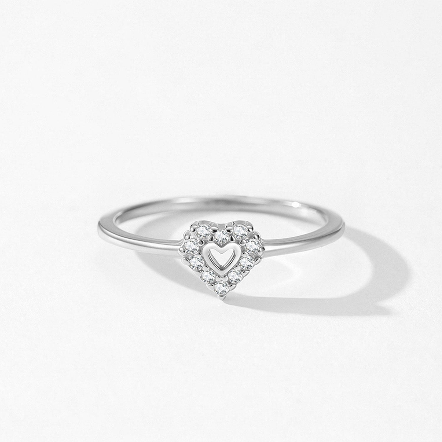 Halo Heart Ring