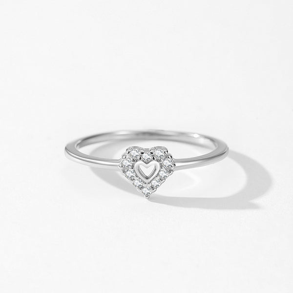 Halo Heart Ring