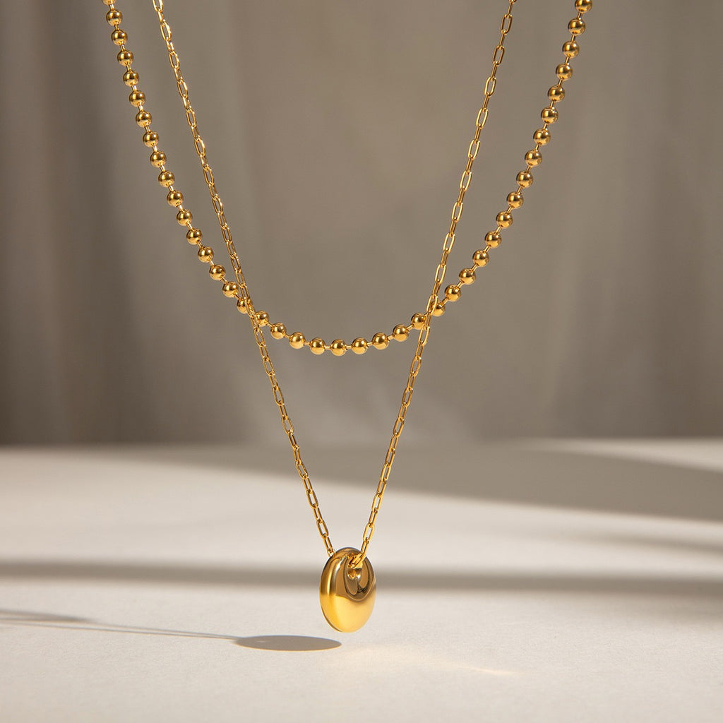 Beaded Pendant Necklace