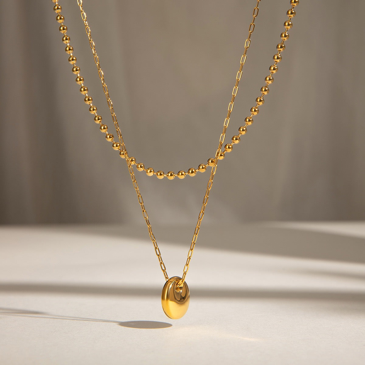 Beaded Pendant Necklace