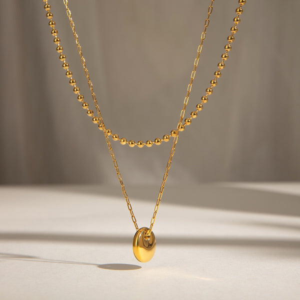 Beaded Pendant Necklace