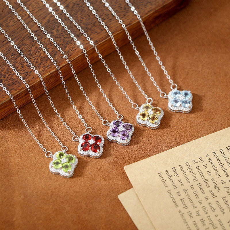 Birthstone Pendant Necklace