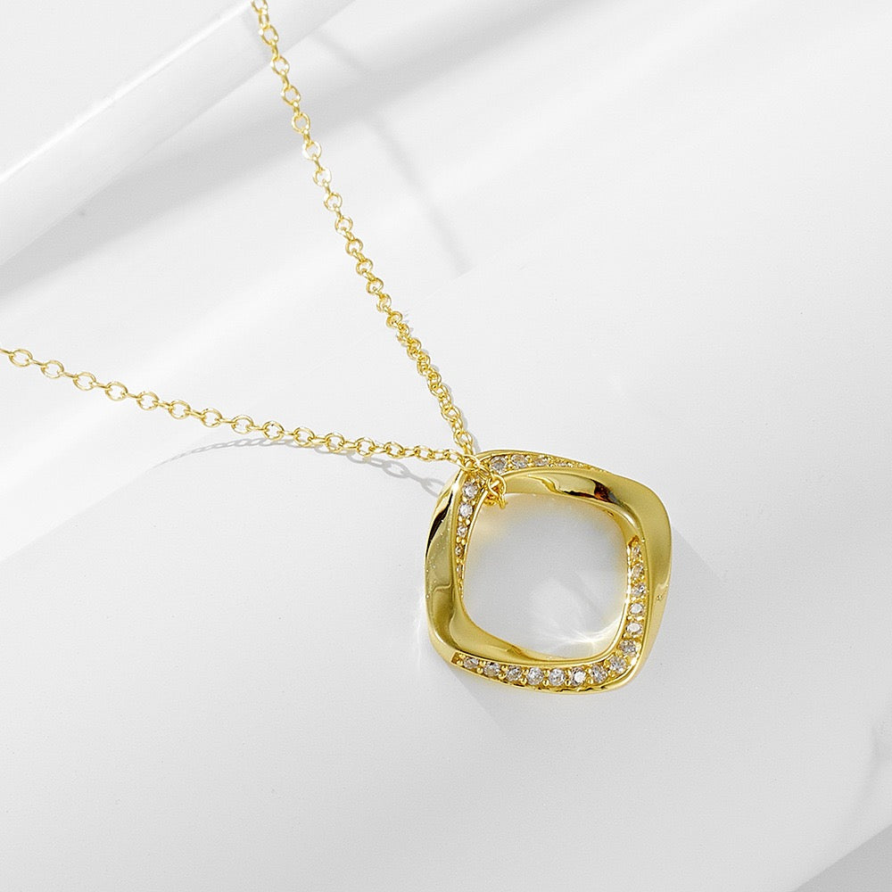 Geometric Pendant Necklace