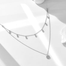 Dainty Layered Disc Necklace
