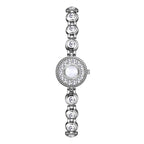 Crystal Accented Dial Link Bracelet Watch