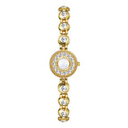 Crystal Accented Dial Link Bracelet Watch