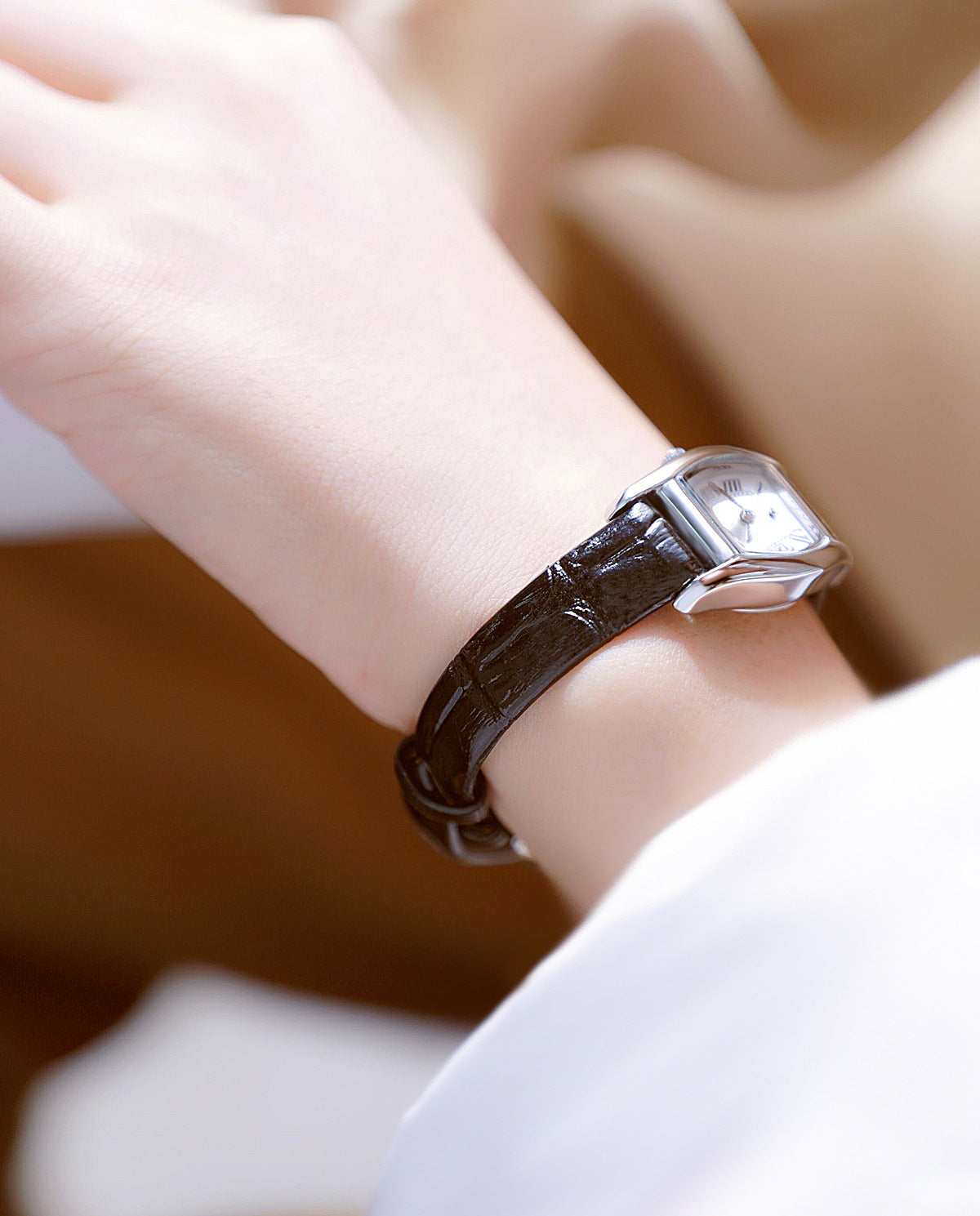 Rectangular Roman Dial Watch