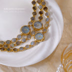 Mother of Pearl Link Bracelet Watch