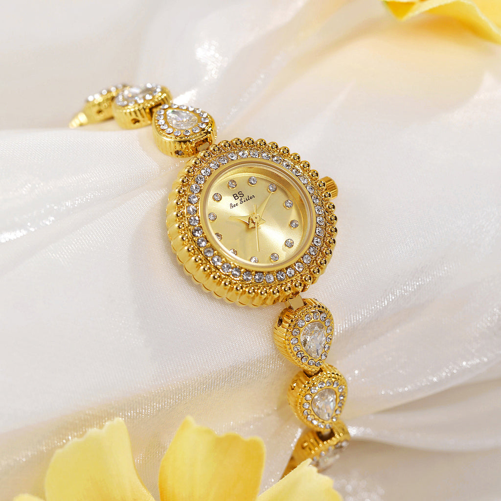 Mother of Pearl Teardrop Gemstone Watch