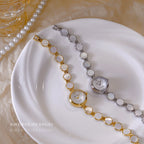 Mother of Pearl Link Bracelet Watch