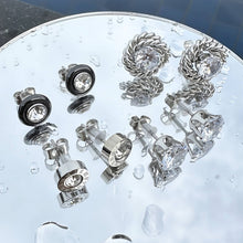 Round CZ Stud Earrings – Classic Solitaire